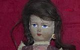 Doll believed to be made with the hair from a Jewish girl killed in the Holocaust. (Courtesy of Anatolian Toy Museum)
