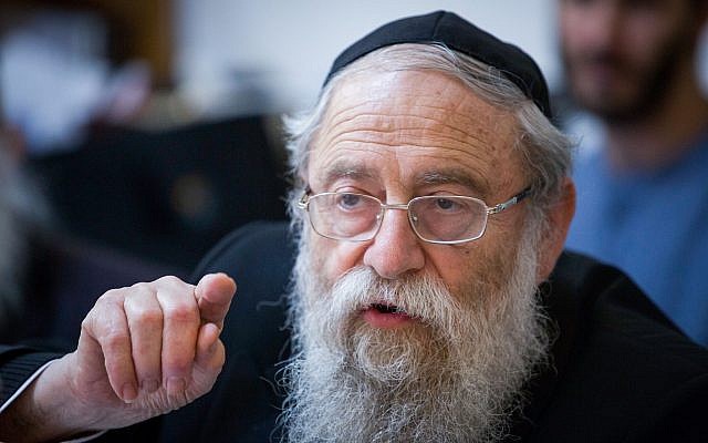 Rabbi Aryeh Stern on May 10, 2015. (FLASH90)