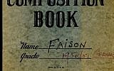 World War II Diary of S. Lane Faison, Jr.(Courtesy of Monuments Men Foundation for the Preservation of Art via JTA)