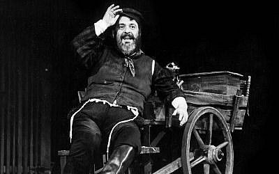 Zero Mostel as Tevye in a still from 'Fiddler: A Miracle of Miracles.' (Courtesy Toronto Jewish Film Festival)
