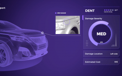 Ravin.AI uses computer vision and machine learning to detect and analyze vehicle damage (Courtesy)