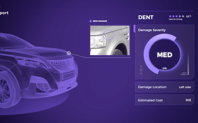 Ravin.AI uses computer vision and machine learning to detect and analyze vehicle damage (Courtesy)