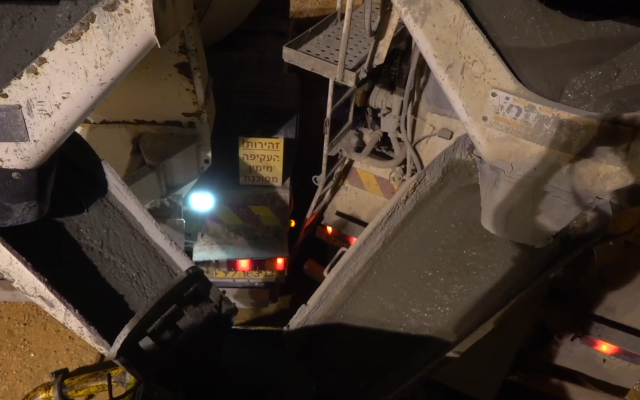 IDF seals off what it says is the longest cross-border attack tunnel dug by Hezbollah from Lebanon into Israel, May 30, 2019. (Israel Defense Forces) IDF seals off what it says is the longest cross-border attack tunnel dug by Hezbollah from Lebanon into Israel, May 30, 2019. (Israel Defense Forces)