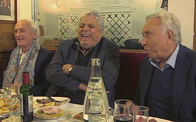 Regis Talar, Enrico Macias and Philippe Clair share a laugh. (Courtesy Yves Azeroual)