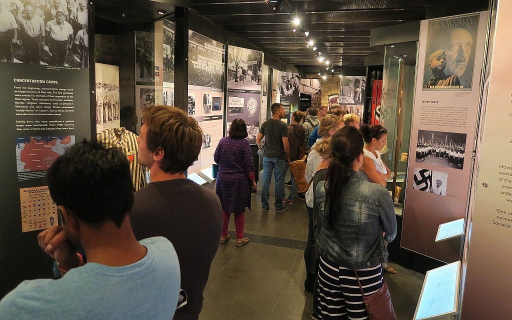 Visitors viewing the Cape Town Holocaust and Genocide Centre’s permanent exhibition. (Cape Town Holocaust & Genocide Centre)