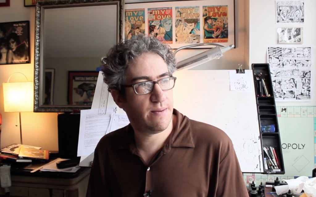 Eli Valley, a Jewish cartoonist whose work has long taken aim at Jewish leaders and institutions, has broadeded his scope during the Trump era. (Screenshot from Vimeo via JTA) Eli Valley, a Jewish cartoonist whose work has long taken aim at Jewish leaders and institutions, has broadeded his scope during the Trump era. (Screenshot from Vimeo via JTA)