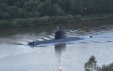 An Egyptian Type 209 submarine in Kiel, Germany in 2017 (YouTube screenshot)