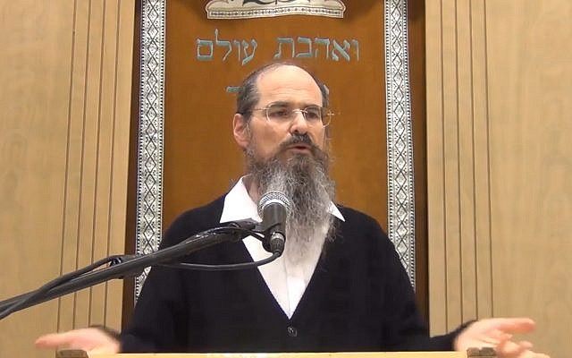 Yeshivat Torah HaChaim head Rabbi Shmuel Tal gives a sermon on December 27, 2018. (Screen capture/Youtube) Yeshivat Torah HaChaim head Rabbi Shmuel Tal gives a sermon on December 27, 2018. (Screen capture/Youtube)