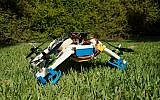 Researchers at Ben-Gurion University of the Negev have developed a hybrid robot that can fly and drive and squeeze into tight spaces using the same motor (Courtesy)