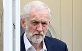 UK Labour Party leader Jeremy Corbyn leaves his house in north London, on June 12, 2019. (Isabel Infantes/AFP)