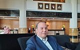 Rabbi Marc Schneier in Manama, Bahrain, June 24, 2019 (Raphael Ahren/Times of Israel)