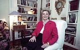 Judith Krantz, poses in an undated file photo during an interview at her home in the Bel Air section of Los Angeles, Ca. Krantz died Saturday, June 22, 2019 in her Bel Air home of natural causes, said her son Tony Krantz. She was 91. (Deidre Hamill/AP Photo, File)