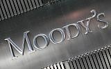 This August 2010 file photo shows a sign for Moody's Corp. in New York (AP Photo/Mark Lennihan, File)
