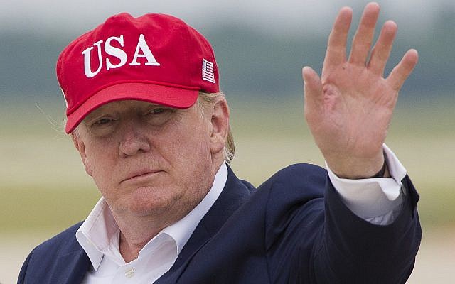 US President Donald Trump waves as he steps off Air Force One after arriving, June 7, 2019, at Andrews Air Force Base, Md. (AP Photo/Alex Brandon) US President Donald Trump waves as he steps off Air Force One after arriving, June 7, 2019, at Andrews Air Force Base, Md. (AP Photo/Alex Brandon)