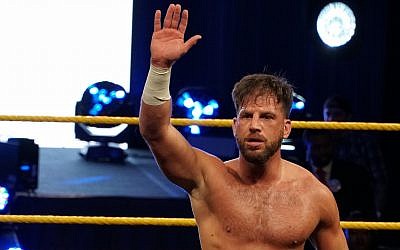 Jewish wrestler Drew Gulak. (Wikimedia Commons/via JTA)