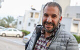 Ron Cobi, mayor of Tiberias seen outside Tiberias municipality building in northern Israel, April 1, 2019. (David Cohen/Flash90)