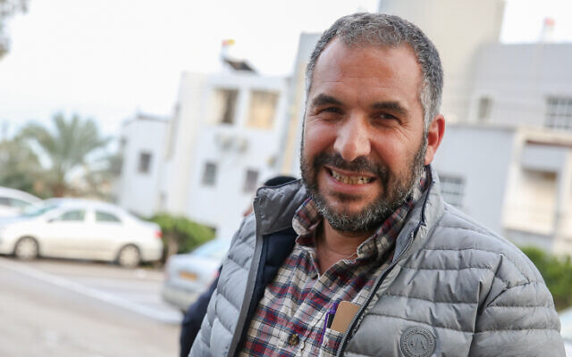 Ron Cobi, mayor of Tiberias seen outside Tiberias municipality building in northern Israel, April 1, 2019. (David Cohen/Flash90) Ron Cobi, mayor of Tiberias seen outside Tiberias municipality building in northern Israel, April 1, 2019. (David Cohen/Flash90)