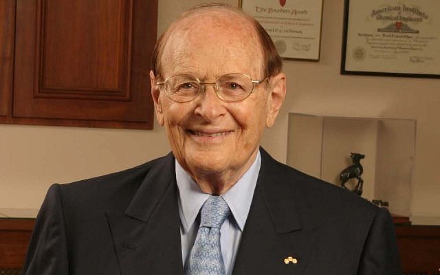 George Rosenkranz, shown in 2004. (Douglas A. Lockard/Wikimedia Commons via JTA)