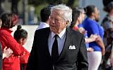 Robert Kraft at The John F. Kennedy Presidential Library and Museum in Boston, May 19, 2019. (Paul Marotta/Getty Images/via JTA)