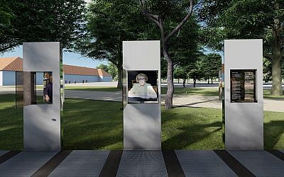 'Through the Lens of Faith,' an exhibit running through 2020 at the Auschwitz-Birkenau State Museum in Oświęcim, Poland. (Courtesy Daniel Libeskind)