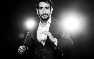 Conductor Tom Cohen is in Israel to direct the Arabesque Acre Festival, opening June 11, 2019. (Courtesy Tom Cohen)