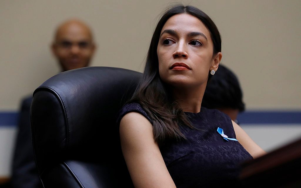 Rep. Alexandria Ocasio-Cortez, D-N.Y., at a hearing on Capitol Hill in Washington, June 4, 2019. (AP Photo/Jacquelyn Martin) Rep. Alexandria Ocasio-Cortez, D-N.Y., at a hearing on Capitol Hill in Washington, June 4, 2019. (AP Photo/Jacquelyn Martin)