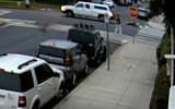 A driver flees the scene after running over 91-year-old Holocaust survivor Gennady Bolotsky in Los Angeles. (YouTube screenshot)