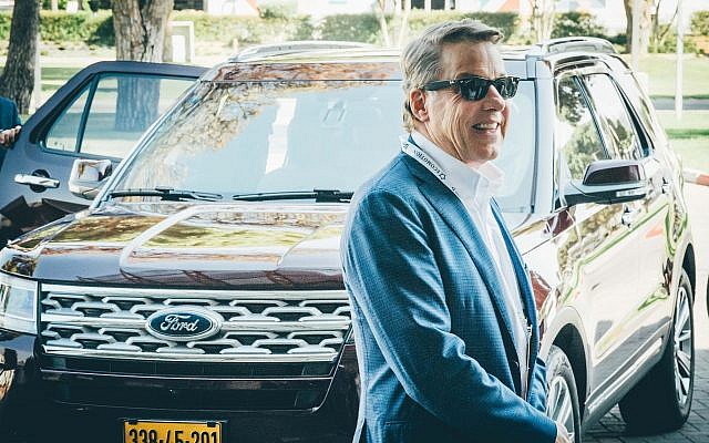 Bill Ford, the executive chairman of the Ford Motor Company, at the EcoMotion conference in Tel Aviv, June 11, 2019 (Asaf Kliger) Bill Ford, the executive chairman of the Ford Motor Company, at the EcoMotion conference in Tel Aviv, June 11, 2019 (Asaf Kliger)