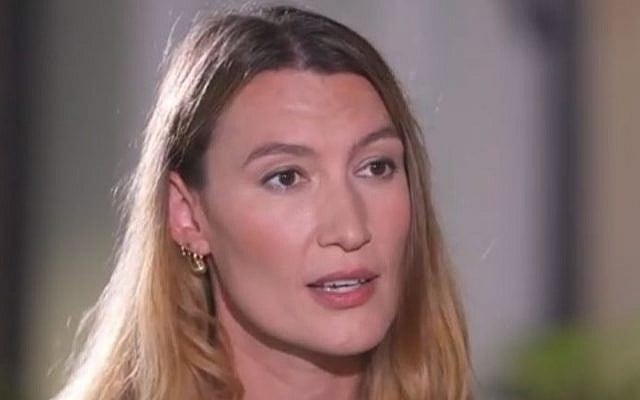 Stella Penn Pechanac, the Black Cube agent who duped actress Rose McGowan, one of Harvey Weinstein’s accusers, in a bid to quash the sexual assault allegations. (Screencapture/Channel 12) Stella Penn Pechanac, the Black Cube agent who duped actress Rose McGowan, one of Harvey Weinstein’s accusers, in a bid to quash the sexual assault allegations. (Screencapture/Channel 12)
