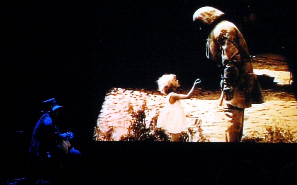 Gary plays 'The Golem' in the Valladolid Film Festival, Valladolid, Spain, October 27, 2008. (Hector Marquez)