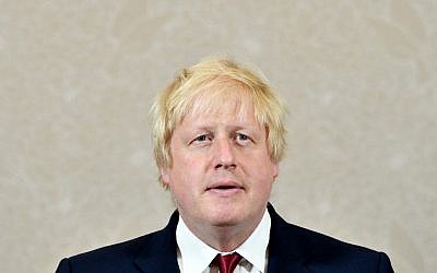 In this file photo taken on June 30, 2016 Brexit campaigner and former London mayor Boris Johnson is pictured as he addresses a press conference in central London on June 30, 2016 (LEON NEAL / AFP)
