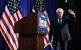 Democratic presidential hopeful and U.S. Sen. Bernie Sanders (I-VT) arrives at a campaign event at George Washington University July 17, 2019 in Washington, DC. (Alex Wong/Getty Images/AFP)