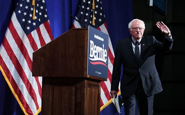 Democratic presidential hopeful and U.S. Sen. Bernie Sanders (I-VT) arrives at a campaign event at George Washington University July 17, 2019 in Washington, DC. (Alex Wong/Getty Images/AFP) Democratic presidential hopeful and U.S. Sen. Bernie Sanders (I-VT) arrives at a campaign event at George Washington University July 17, 2019 in Washington, DC. (Alex Wong/Getty Images/AFP)