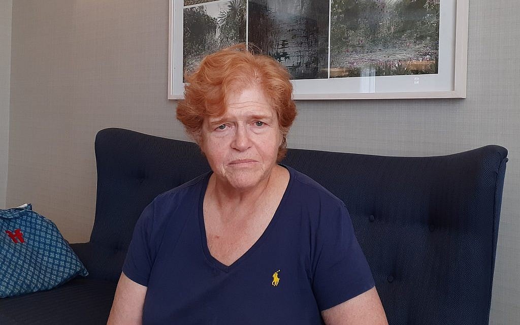 Atlanta-based historian Deborah Lipstadt in Jerusalem, July 2019. (Raphael Ahren/Times of Israel)