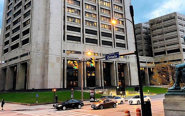 A Cleveland-area man filed his suit in Cuyahoga County Common Pleas Court in the Ohio city. (cp.cuyahogacounty.us via JTA) A Cleveland-area man filed his suit in Cuyahoga County Common Pleas Court in the Ohio city. (cp.cuyahogacounty.us via JTA)