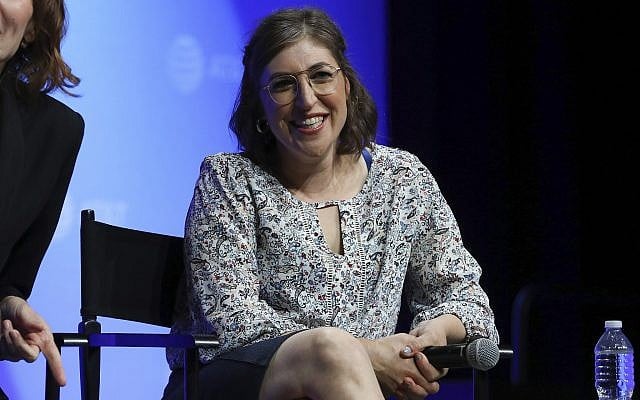 Mayim Bialik speaks at the AT&T's SHAPE: 'The Scully Effect is Real' panel on June 22, 2019, in Burbank, California. (Mark Von Holden/ Invision/AP) Mayim Bialik speaks at the AT&T's SHAPE: 'The Scully Effect is Real' panel on June 22, 2019, in Burbank, California. (Mark Von Holden/ Invision/AP)