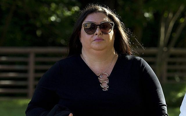 Lee Elbaz arrives at federal court in her trial in Greenbelt, Md., Tuesday July 16, 2019. (AP Photo/Jose Luis Magana) Lee Elbaz arrives at federal court in her trial in Greenbelt, Md., Tuesday July 16, 2019. (AP Photo/Jose Luis Magana)