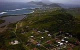 This Sept. 23, 2011 file photo, shows an aerial view of the Caribbean island of St. Kitts. (AP/Ramon Espinosa)