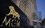 Illustrative: MGM Cotai Resort is seen in Macau Tuesday, Feb. 13, 2018 (AP Photo/Vincent Yu)