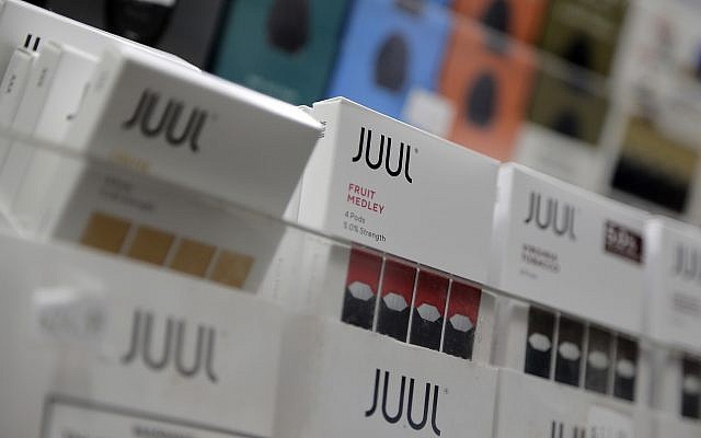 Amid vaping 'epidemic,' Juul exec says never intended e-cigarette for teens  | The Times of Israel