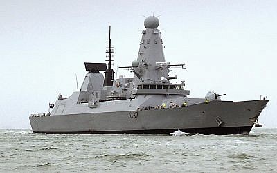 A file photo of the HMS Duncan, a Type 45 Destroyer, which will relieve HMS Montrose in the Persian Gulf as Iran threatens to disrupt shipping (Ben Sutton/UK Ministry of Defence via AP)