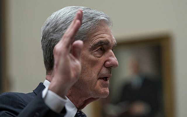 Former special counsel Robert Mueller is sworn in to testify to the House Judiciary Committee about his investigation into Russian interference in the 2016 election, on Capitol Hill in Washington, July 24, 2019. (AP Photo/J. Scott Applewhite) Former special counsel Robert Mueller is sworn in to testify to the House Judiciary Committee about his investigation into Russian interference in the 2016 election, on Capitol Hill in Washington, July 24, 2019. (AP Photo/J. Scott Applewhite)