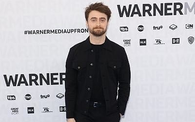Daniel Radcliffe attends the 2019 WarnerMedia Upfront at One Penn Plaza in New York City, May 15, 2019 . (Taylor Hill/FilmMagic via JTA)