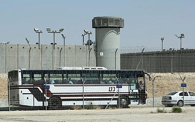 Illustrative: Ketziot Prison in southern Israel. (Moshe Shai/Flash90)