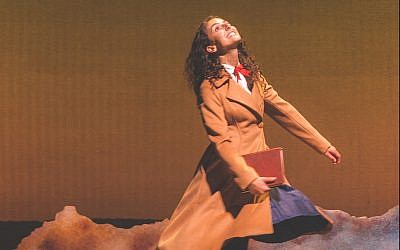 Lexi Rabadi stars in the National Yiddish Theater Folksbiene's one-woman show, 'Hannah Senesh (a play with music and song).' (Victor Nechay/Properpix.com)