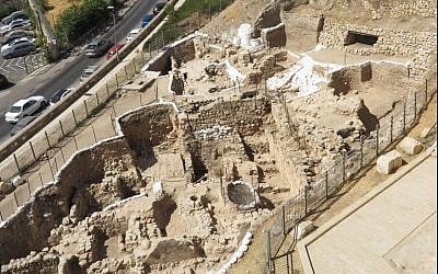 Mount Zion archaeological excavations conducted by the University of North Carolina, Charlotte, in cooperation with Ashkelon Academic College, at the Jerusalem Walls National Park, 2019. (Virginia Withers)