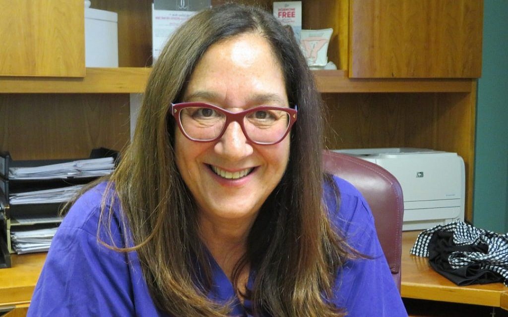 Dr. Sara Imershein in the abortion clinic where she works in Falls Church, Virginia, July 2, 2019. (Ron Kampeas) Dr. Sara Imershein in the abortion clinic where she works in Falls Church, Virginia, July 2, 2019. (Ron Kampeas)