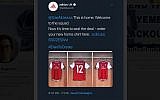 Adidas accidently posted a message calling for Jews to be gassed after an automated promotion was hijacked by trolls. (Screenshot)
