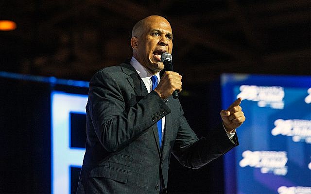 Democratic presidential candidate, Sen. Cory Booker, D- N.J., speaks at the 2019 Essence Festival, July 6, 2019, in New Orleans. (Amy Harris/Invision/AP) Democratic presidential candidate, Sen. Cory Booker, D- N.J., speaks at the 2019 Essence Festival, July 6, 2019, in New Orleans. (Amy Harris/Invision/AP)