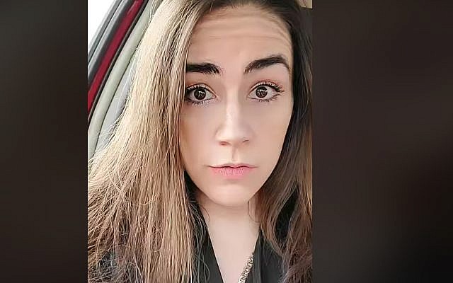 Danielle Stella in a video posted to her Facebook page. (Facebook screenshot) Danielle Stella in a video posted to her Facebook page. (Facebook screenshot)